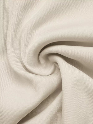 Ruched Button-up Peplum Shirt in Apricot, editorial view