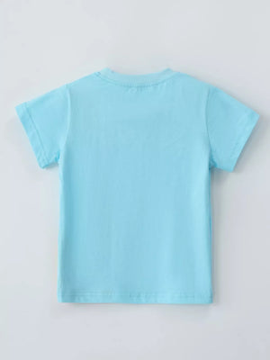 Children's Giraffe T-shirt And Shorts Set, fabric detail