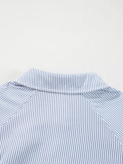 Effortlessly Chic Smocked Cuff Button Shirt