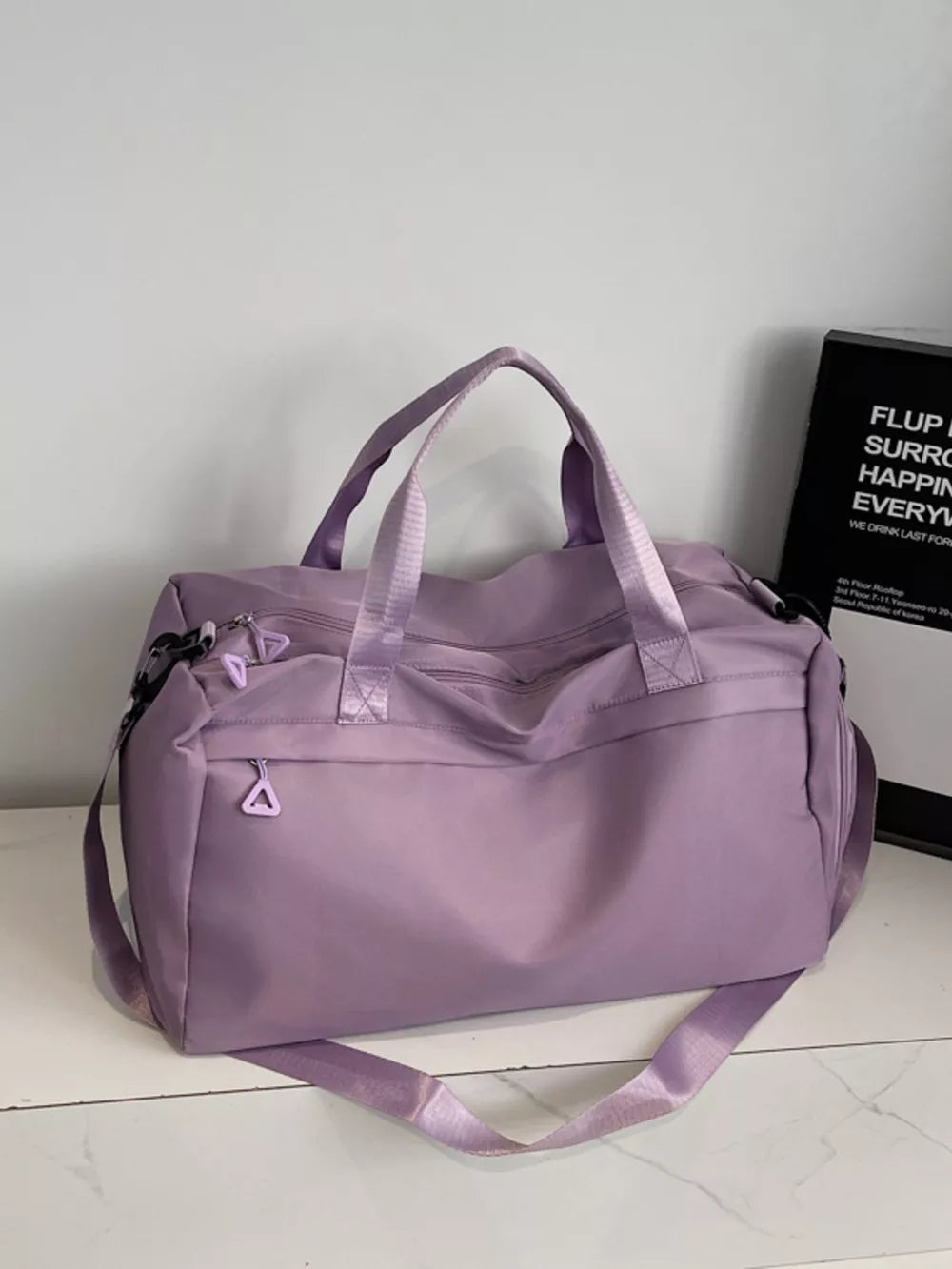 Sleek Nylon Duffel For Travel