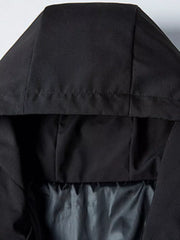 Oversized Hooded Zip-up Men's Coat