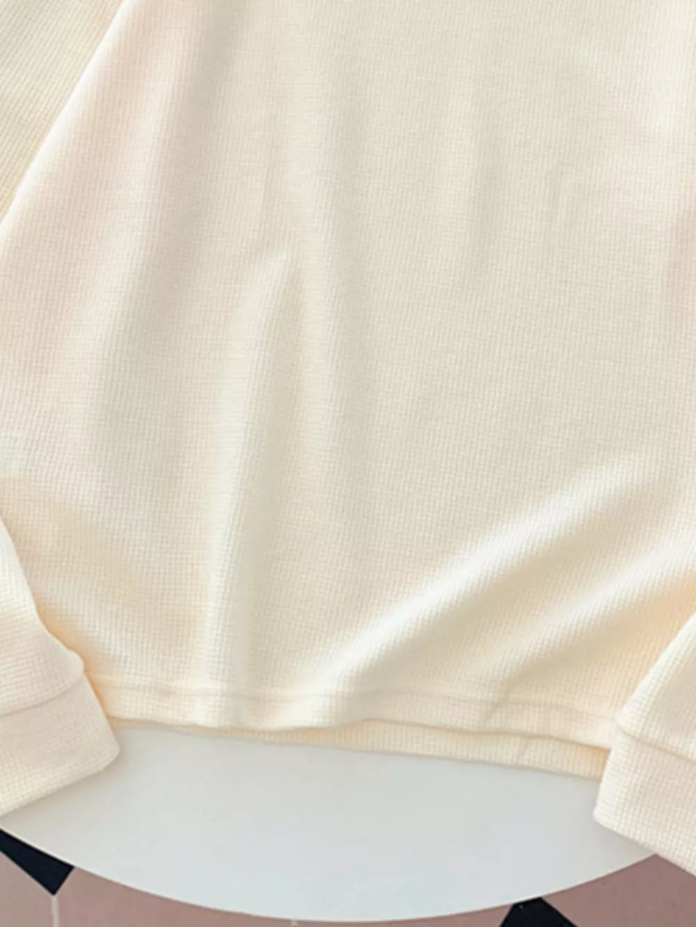 Crew Neck Long Sleeve Sweatshirt, back view