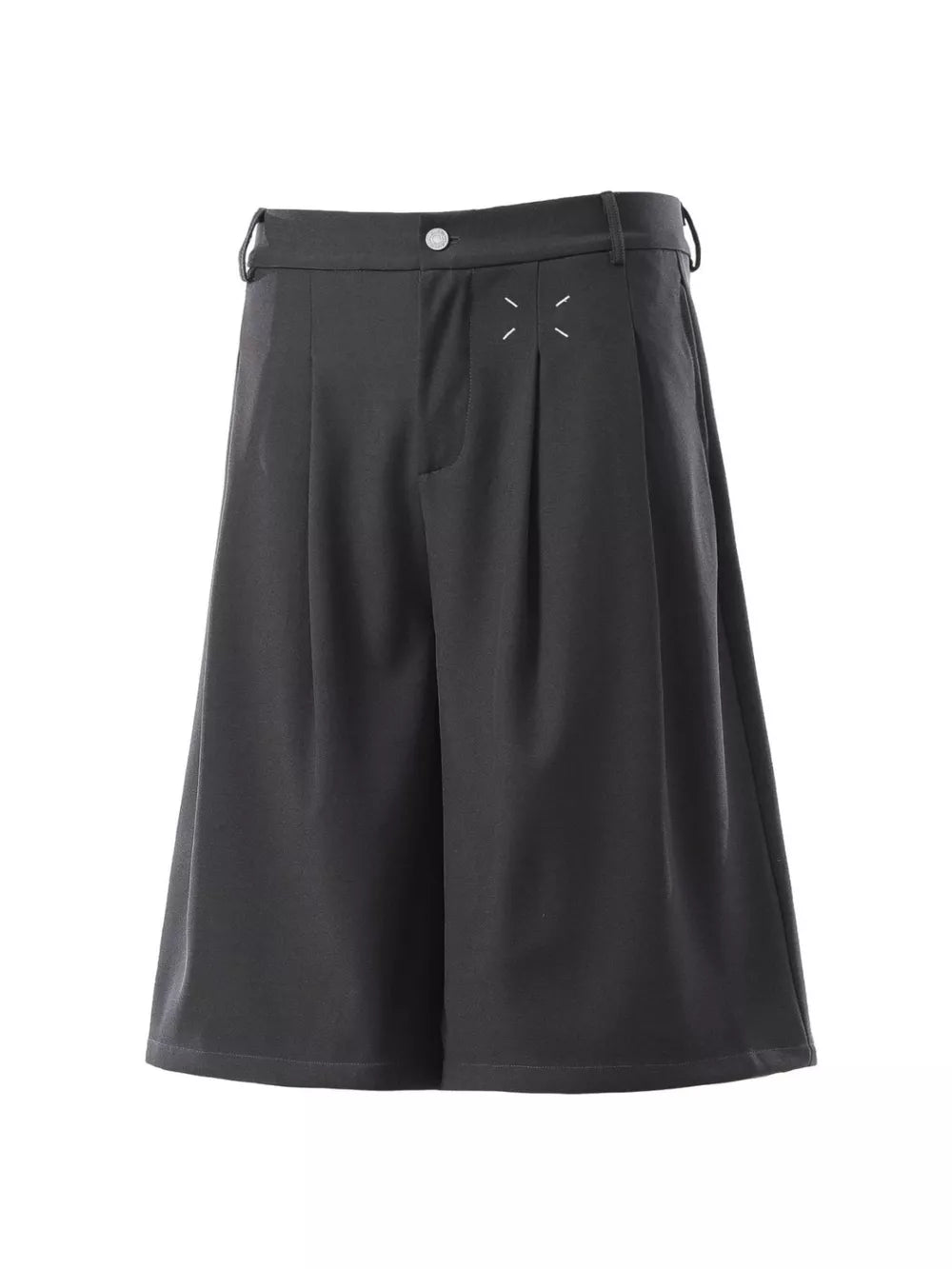 Men's Pleated Loose Fit Capris, side view