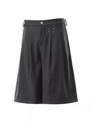 Men's Pleated Loose Fit Capris, side view