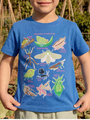 Children's Insect Print Round Neck Tee, front view
