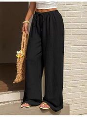 Effortless Plus-size Wide-leg Pants
