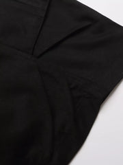 Men's Embroidered Cargo Capris in Brown, model styling view