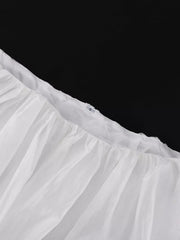 Chic Peplum Vest With Bubble Skirt Ensemble