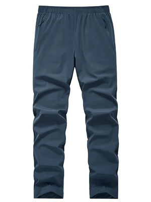 Men's Plus Size Lightweight Quick-dry Pants in Dark Blue, front view