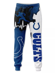Dynamic Printed Men's Sweatpants With Pockets