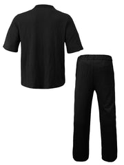 Relaxed Fit Two-piece Polo Set