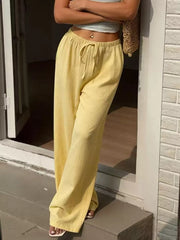 Effortless Plus-size Wide-leg Pants