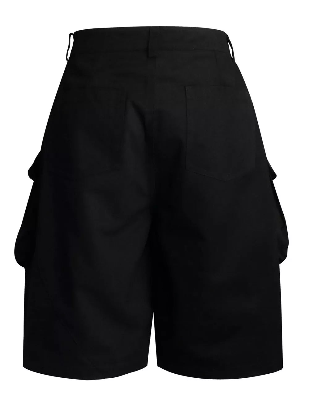 Men's Embroidered Cargo Capris in Brown, side view