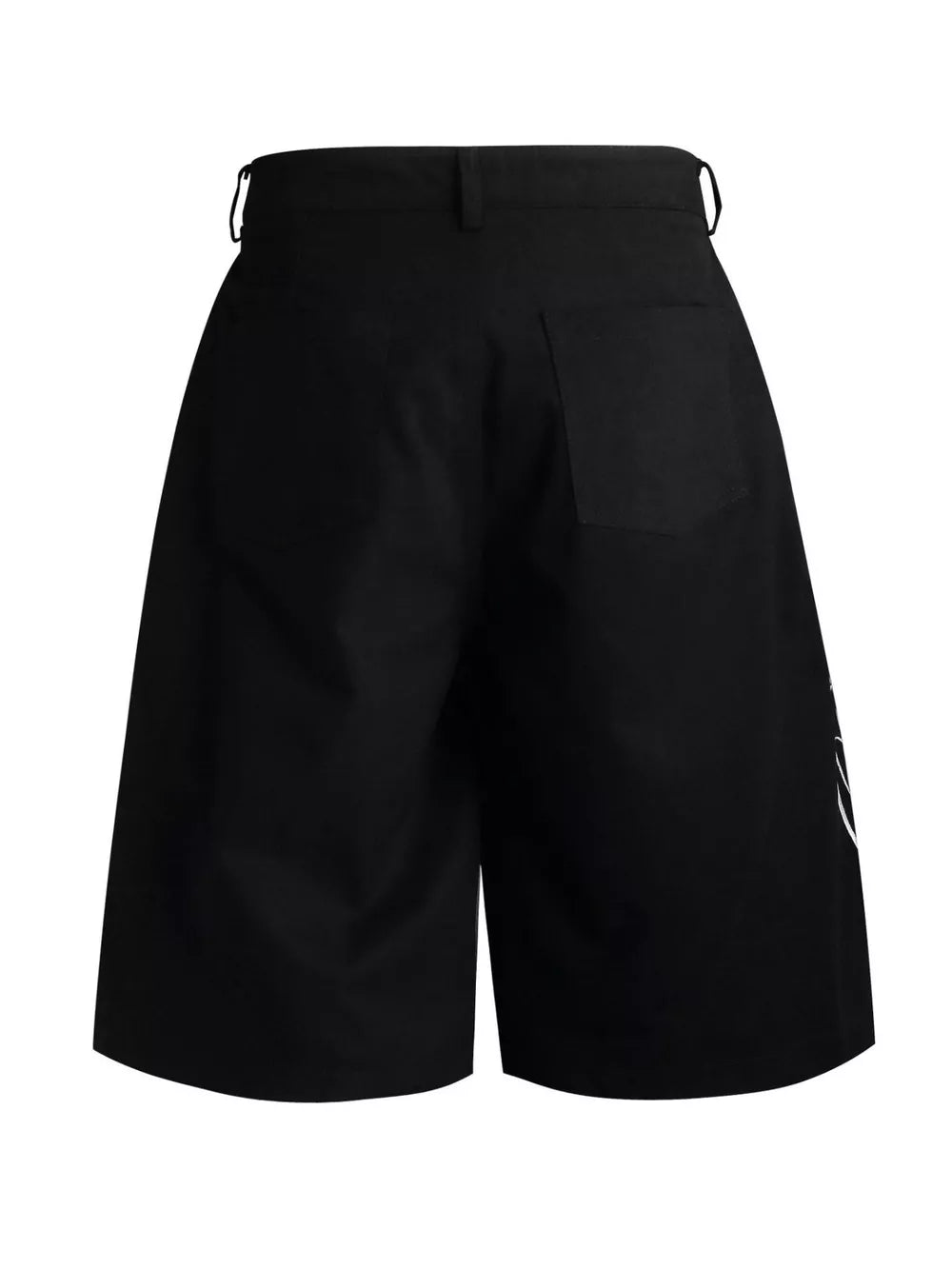 Men's Loose Fit Cargo Capris in Apricot, model styling view