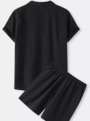 Casual Cotton Two-piece Set For Him
