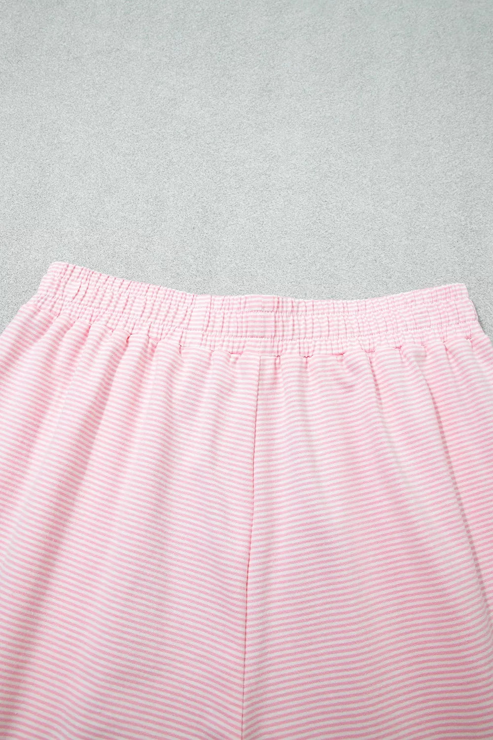 Striped Long Sleeve Top And Pants Set in Blush Pink, view 12