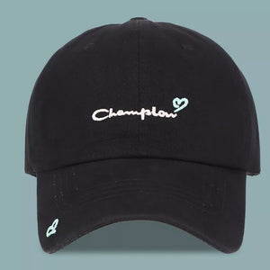 Embroidered Causal Baseball Cap, side view