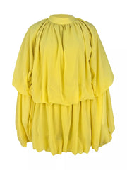 Ruched Pleated Two-piece Ensemble