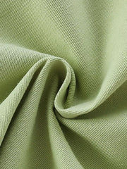 Light green cotton blend fabric texture detail