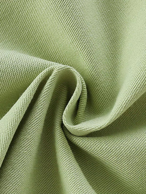 Light green cotton blend fabric texture detail