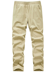 Men's Plus Size Lightweight Quick-dry Pants in Dark Blue, close-up detail