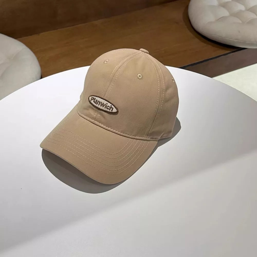Embroidered Maroon Cotton Baseball Cap