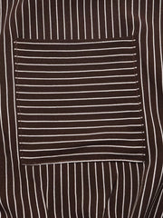 Striped Button-up Bodysuit in Brown, view 11