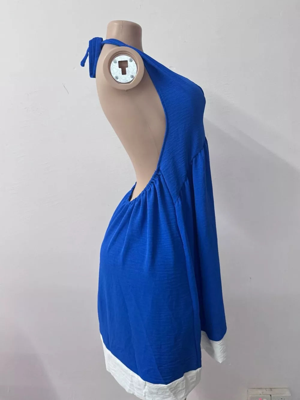 Backless Halter Neck Mini Dress, alternate angle
