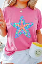 Tropical Starfish Graphic Tee