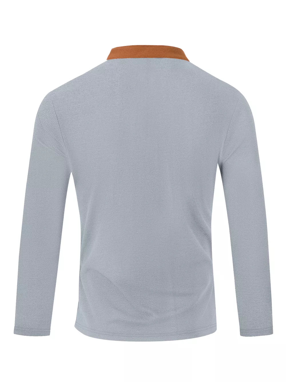 Men's Vintage Lace-up Long Sleeve Henley Plus Size, fabric detail