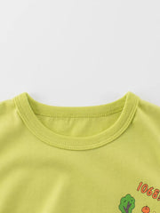 Playful Cartoon Animal T-shirt For Kids