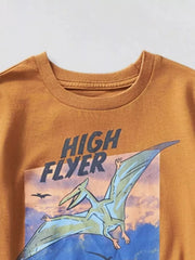 Triceratops Graphic Tee For Little Explorers