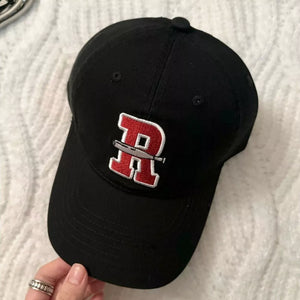 Letter Embroidered Classic Baseball Cap, alternate angle