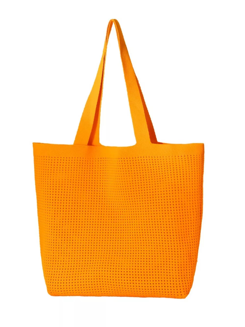 Lightweight Woven Shoulder Bag, back view
