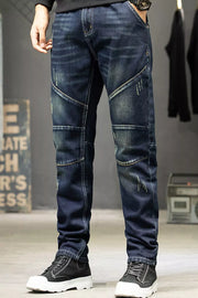 Men's Slim Fit Straight Leg Jeans, front view