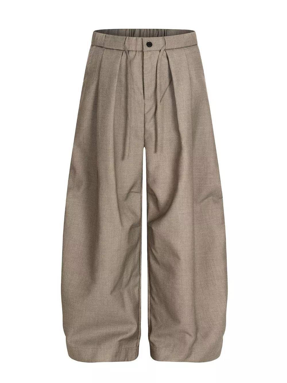 Men's Wide Leg Pleated Pants, front view