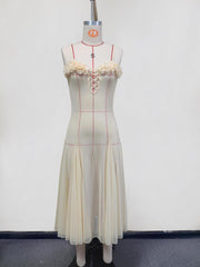 Floral Embellished Sheer Maxi Dress
