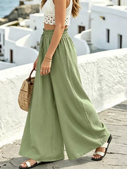 Relaxed Flow Pants With Drawstring Detail