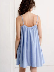 Playful Polka Dot Mini Dress With Pockets