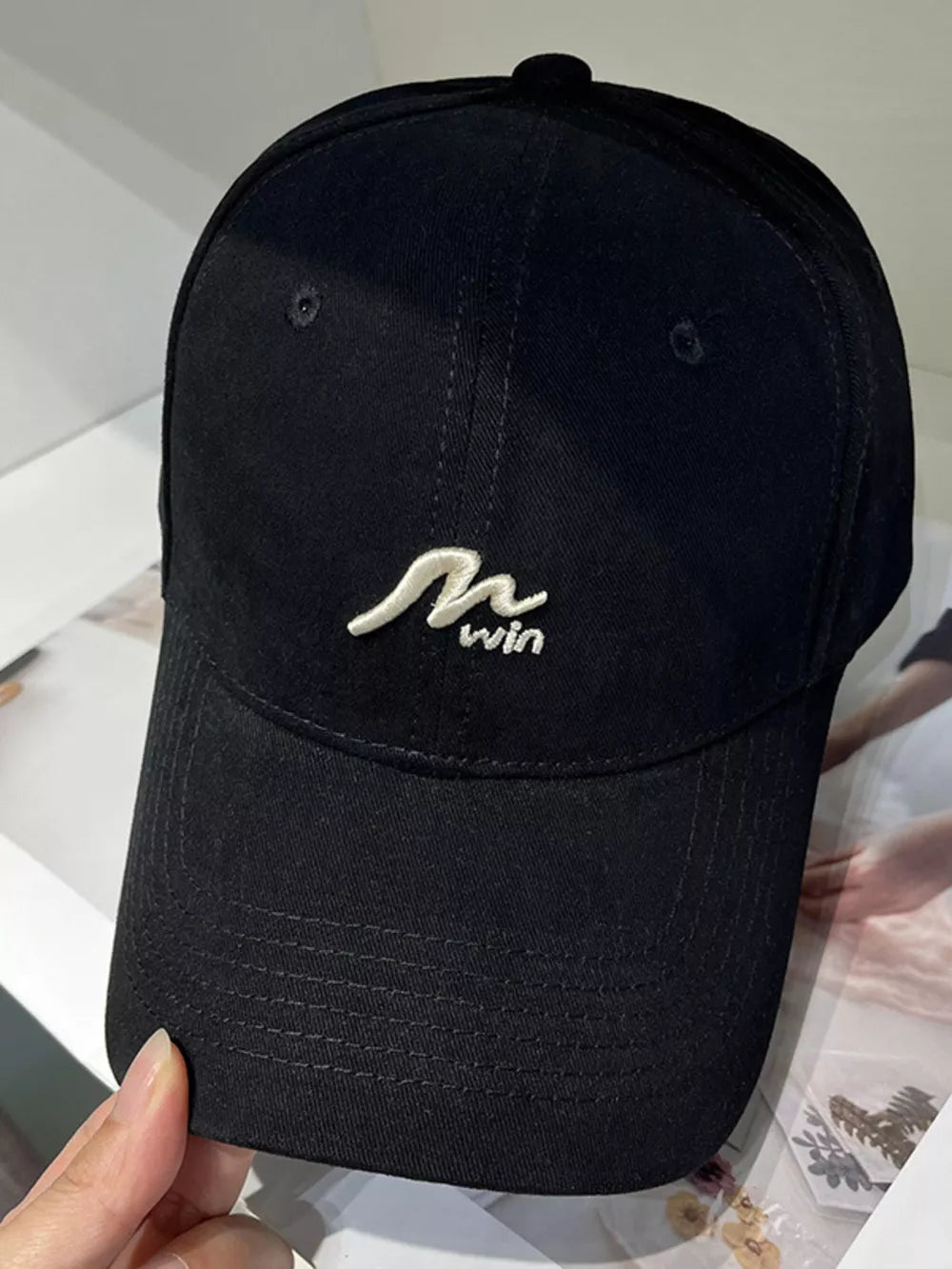 Embroidered Causal Baseball Cap, front view
