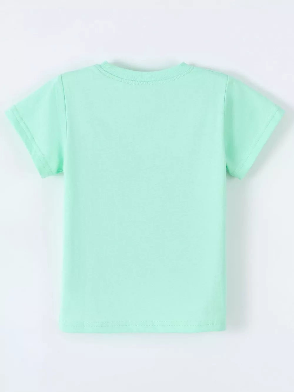 Children's Snail And Bunny Race Graphic T-shirt, back view