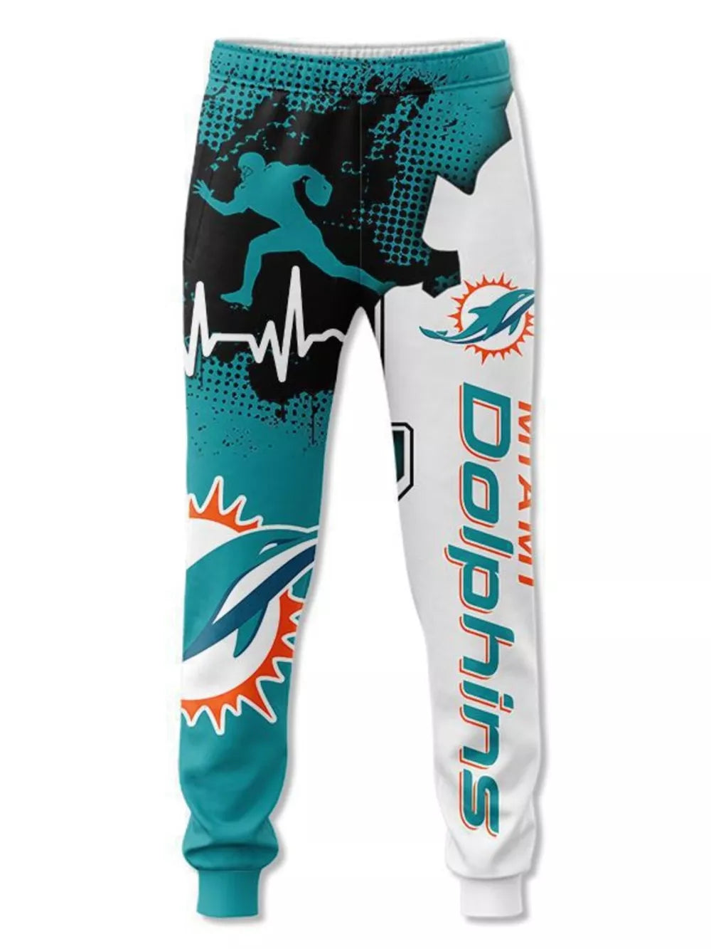 Dynamic Printed Men's Sweatpants With Pockets