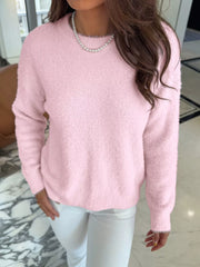 Luxe Off-shoulder Knit Sweater