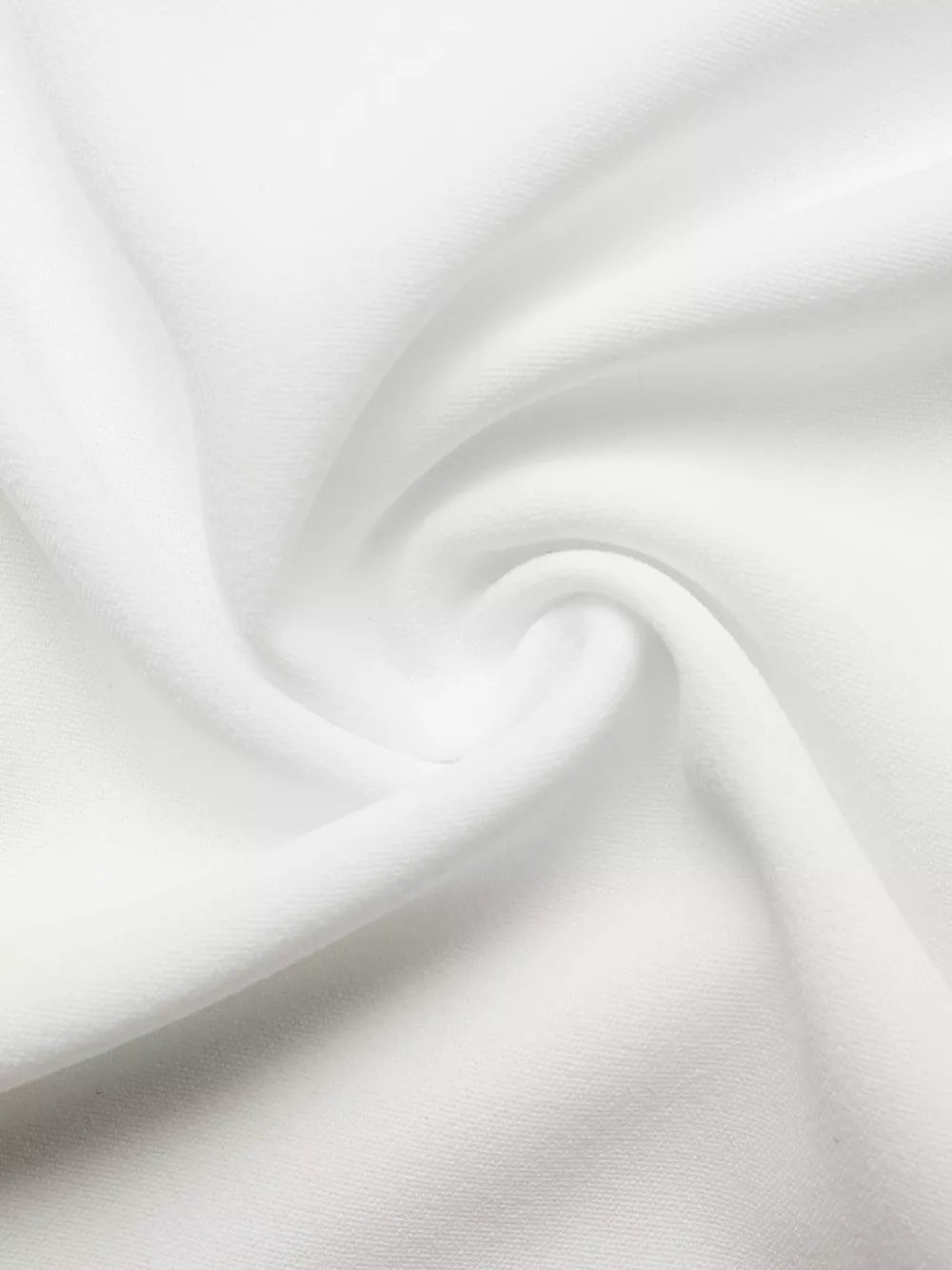 White cap sleeve midi dress fabric detail