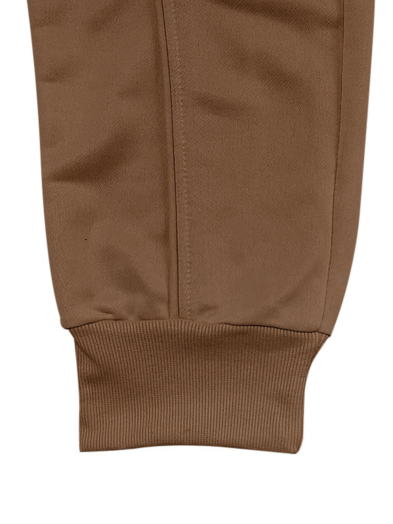 Men's Full Size Casual Drawstring Joggers, fabric detail