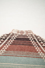Aztec Quilted Patchwork Western Jacket in Camel, view 12