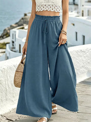 Relaxed Flow Pants With Drawstring Detail