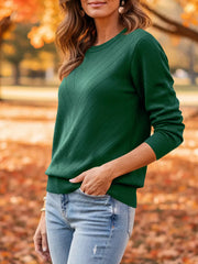 pullover sweater in Caramel with openwork and openwork