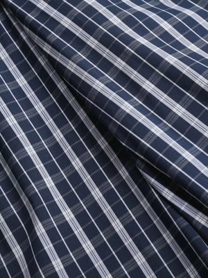 Men's Wide Leg Plaid Button-front Pants, alternate angle