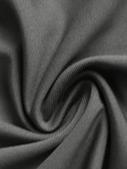 Grey cotton blend active romper fabric detail